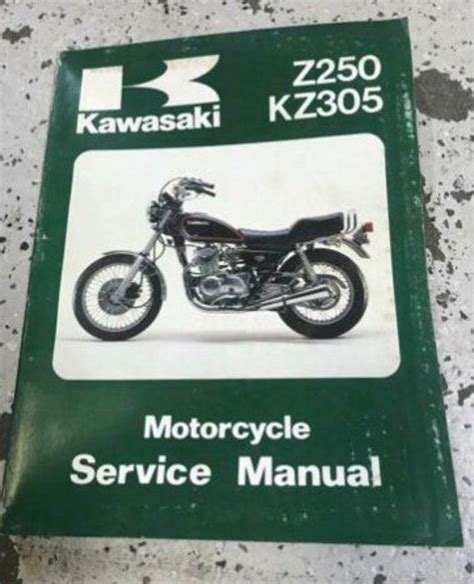 79 81 z250 kz305 motorcycle service manual. - Franziskus von assisi: der rebellische bruder.