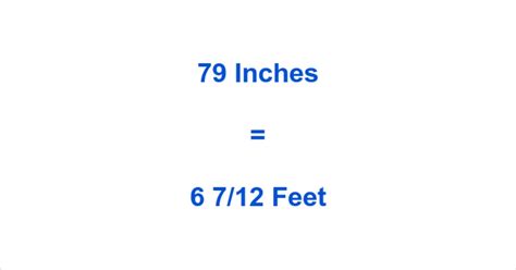 79in To Feet