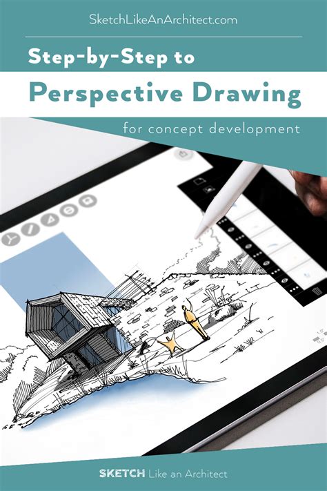 7Step Perspective Drawing [Architecture Design Concept Development