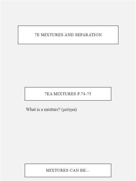 7e Mixtures And Separation Pearson Global Schools