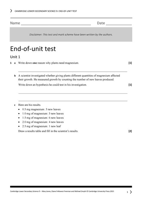 7g End Of Unit Test Answers - safss.msu.edu