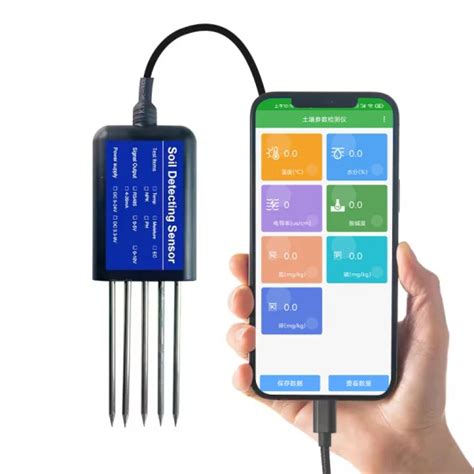 7in1 Soil Tester Temperature Humidity Sensor Transmitter Greenhouse