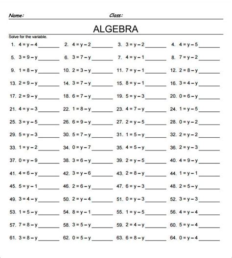 7th Grade Algebra Worksheets Byjuu0027s 7th Grade Algebraic Expressions - 7th Grade Algebraic Expressions