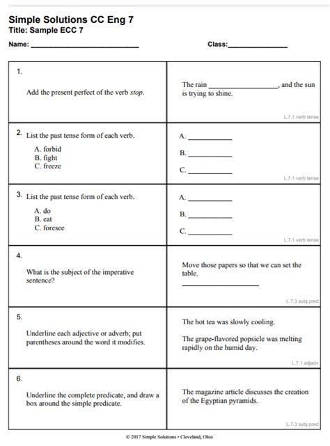 7th Grade English Worksheets Pdf In 2023 Worksheets 7th Grade Language Arts Workbook - 7th Grade Language Arts Workbook