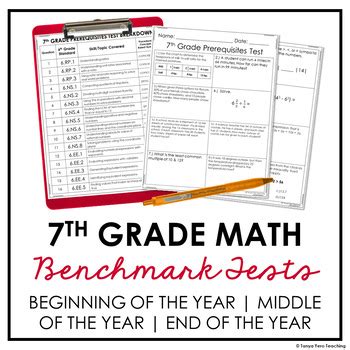 7th Grade Math Benchmark Study Guide Answers 239360