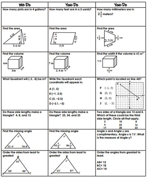 7th Grade Math Geometry Fishtank Learning Geometry 7th Grade Practice - Geometry 7th Grade Practice