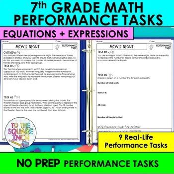 7th grade math performance tasks.  Definition of seventh ordinal number in Oxf...