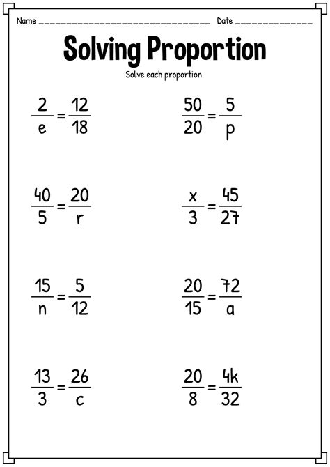 7th Grade Math Worksheets Proportions Worksheet For 7th Grade - Proportions Worksheet For 7th Grade