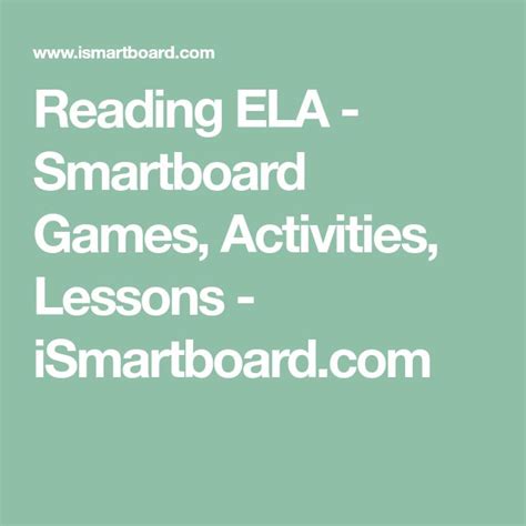 7th Grade Reading Ela Smartboard Games 7th Grade Ela - 7th Grade Ela