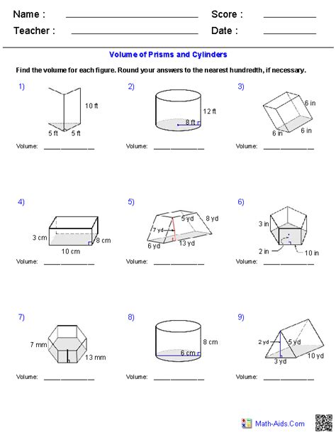 7th Grade Volume Worksheets Download Free Printable Pdfs Volume Worksheets Grade 7 - Volume Worksheets Grade 7