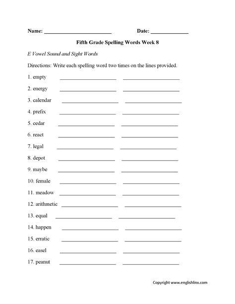 7th Grade Worksheets For Spelling Amp Vocabulary Practice Seventh Grade Vocabulary Worksheets - Seventh Grade Vocabulary Worksheets