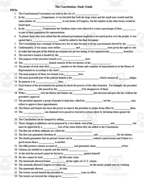 Read 7Th Grade Constitution Study Guide 
