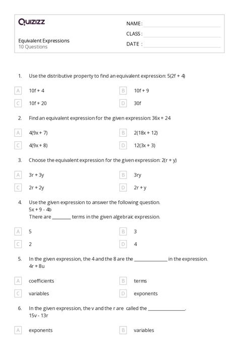 Full Download 7Th Grade Module 3 Expressions And Equations Topic A Use 