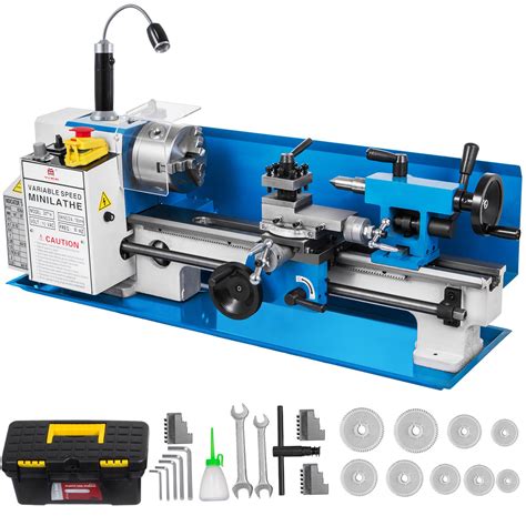 7x14 Precision Bench Top Mini Metal Milling Lathe Variable Speed …