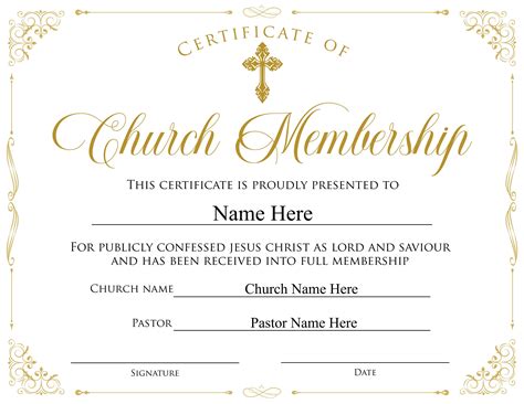 8+ Best Church Certificate Templates in AI Word PSD Pages InDesign Publisher Free