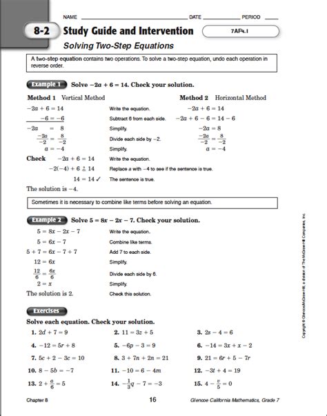 8+ Chapter 8 Mid Chapter Test Lessons 81 Through 84 Answers