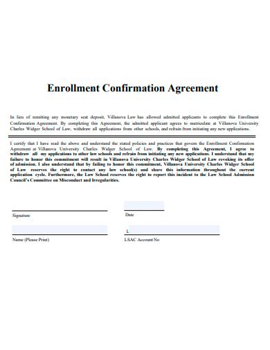 8+ Confirmation Agreement Templates Free Sample, Example Format Download