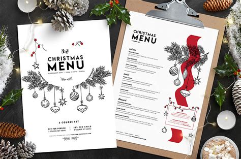 8+ EasyToUse Christmas Menu Templates in PSD & Vector DesignerCandies