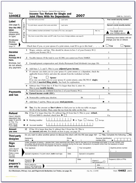 8+ IRS Forms Free Download