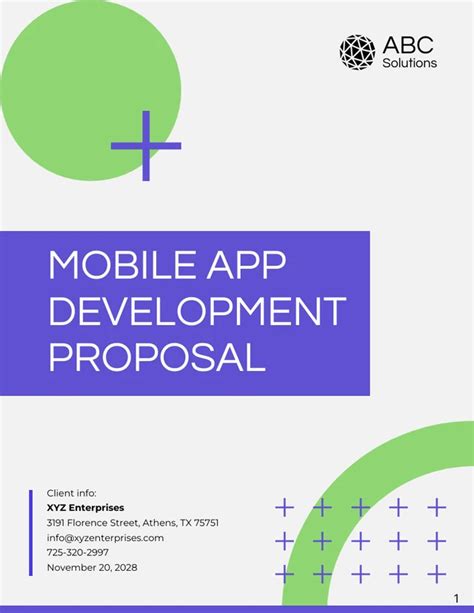8+ Mobile App Development Proposal Templates