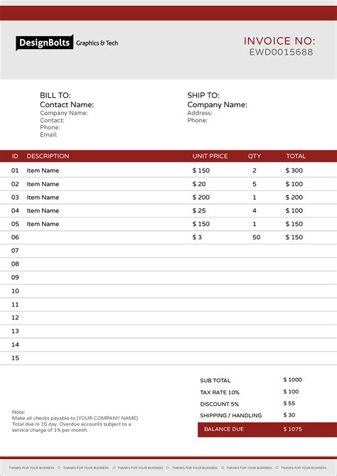 8+ Small Business Invoice Templates Free Sample, Example Format