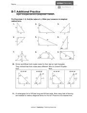 8 1 additional practice right triangles and the pythagorean theorem. Things To Know About 8 1 additional practice right triangles and the pythagorean theorem. 