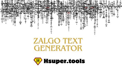 8 Best Free Zalgo Text Generator Tools (2020) Zalgo text, Text