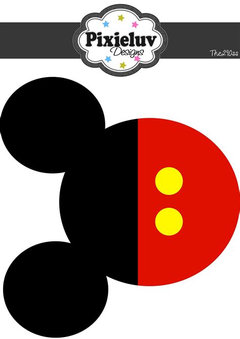 8 Best Images of Free Printable Template Mickey Mouse Mickey Mouse