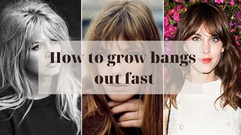 8 Best Secrets Of How To Grow Bangs Out Fast You Should Know
