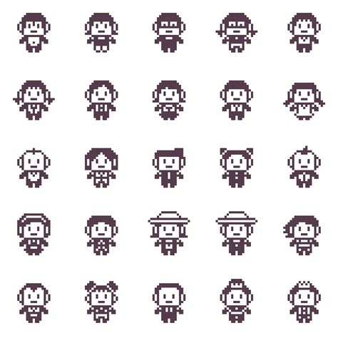 8 Bit Character Template