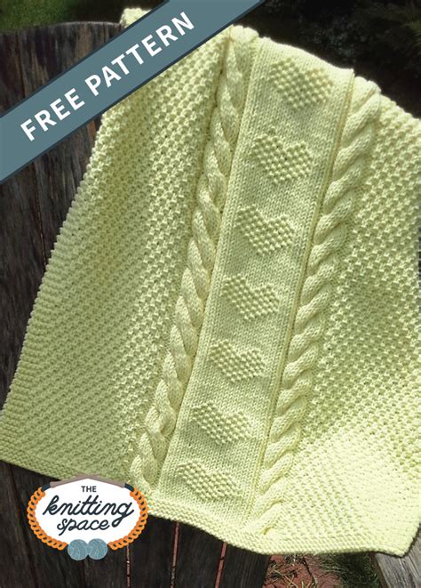 8 Cable Baby Blanket Free Knitting Pattern