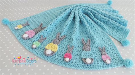 8 Crochet Bunny Blanket Patterns For Your Baby