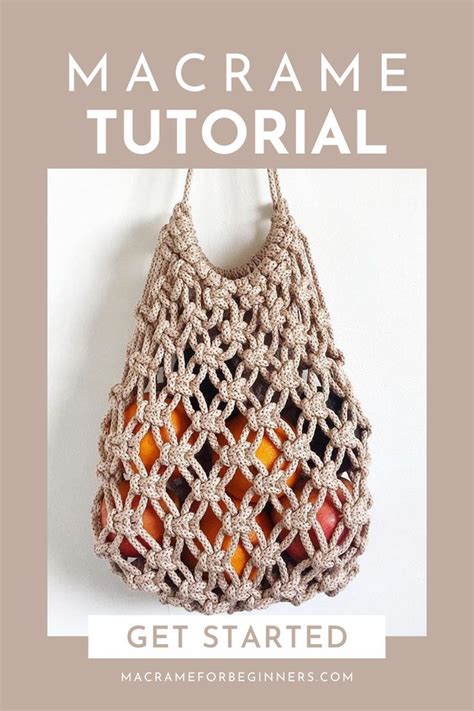 8 DIY Macrame Bag Patterns by Soulful Notions Macrame for