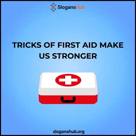 8 First Aid Slogans ideas health slogans, slogan, first aid - Pinterest