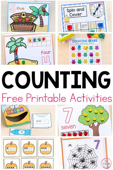 8 Free Printables For Counting Practice