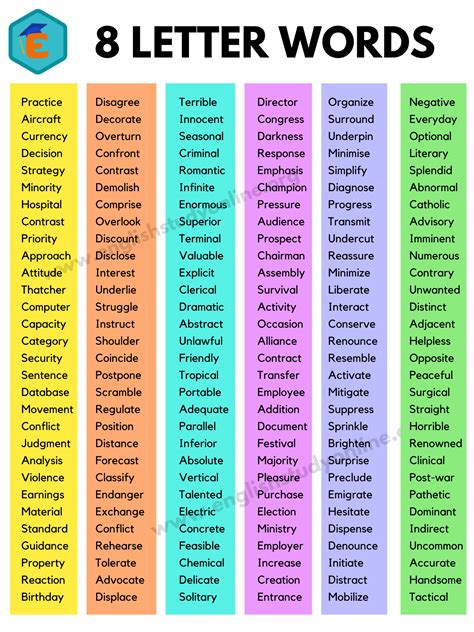 8 in English Words - BYJU'S - muktibox.com