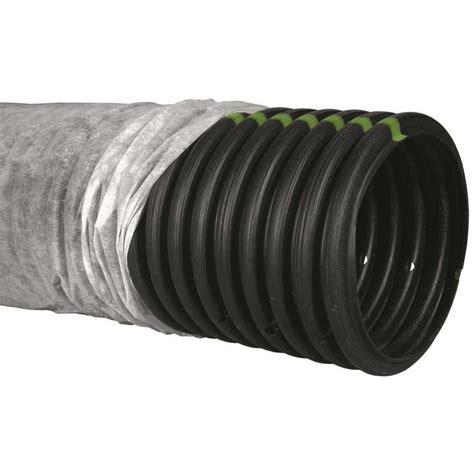 8 Inch Corrugated Perforated Drain Pipe - DrainMasterClub.com