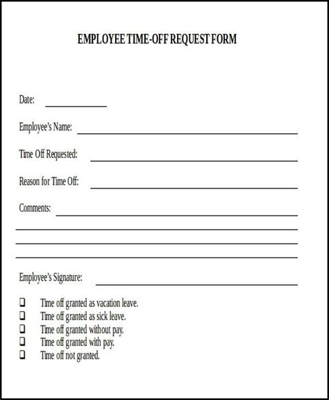 8 Key Components of a Time Off Request Form [Bonus Software]