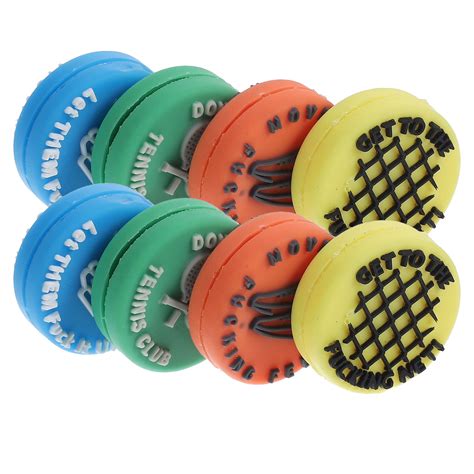 8 Pcs Tennis Racket Shocks Absorbers Damper Racquet Absorbers