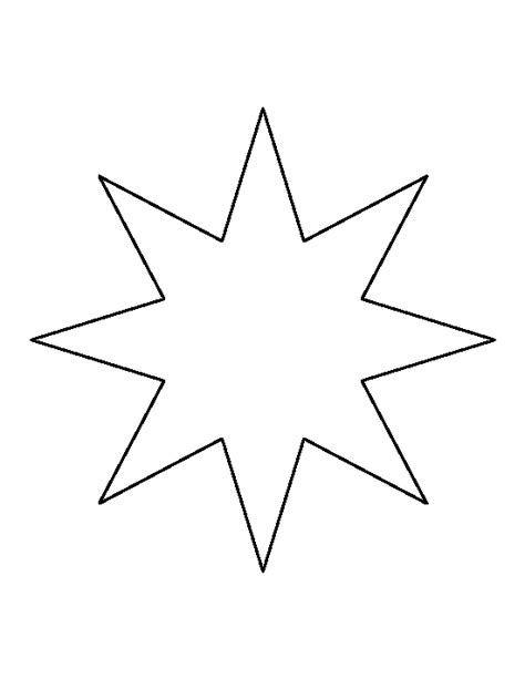 8 Point Star Pattern