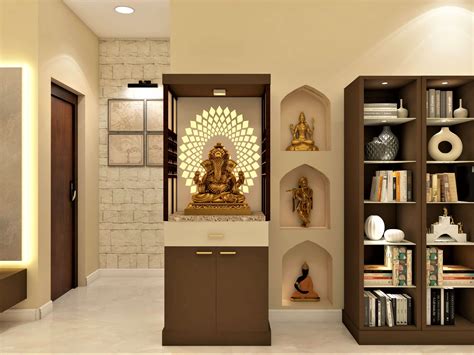 8 Pooja Unit Designs for Modern Living Rooms homify