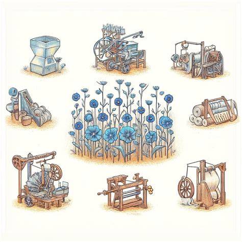 8 Step Process Of Turning Flax Plant Into Natural Linen … - raincitystudios.com