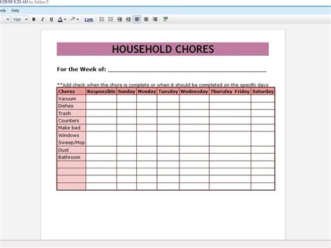 8 T Chart Template Google Docs Template Guru