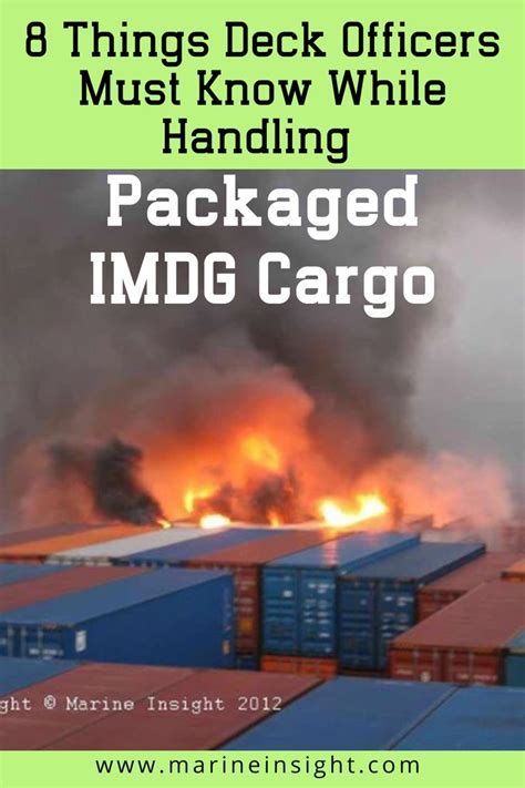 8 Things Deck Officers Must Know While Handling Packaged IMDG Cargo