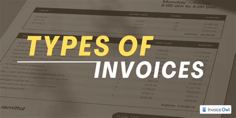 8 Types of Invoices You Need to Know (And When to …