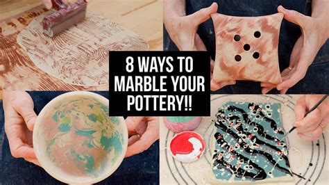 8 Ways to Marble Clay - SAY GOODBYE TO BORING POTTERY! - muktibox.com