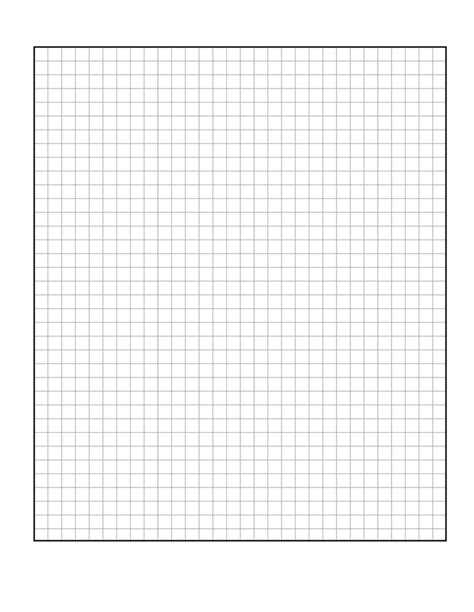 8 X 10 Graph Paper Printable Printable Graph Paper