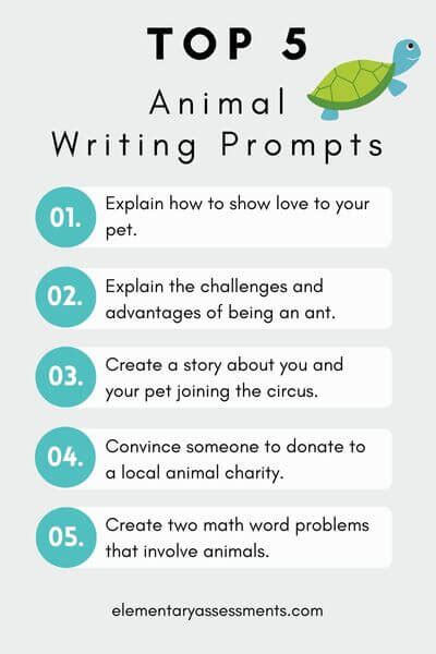 8 Animal Writing Prompts Medium Animal Writing - Animal Writing