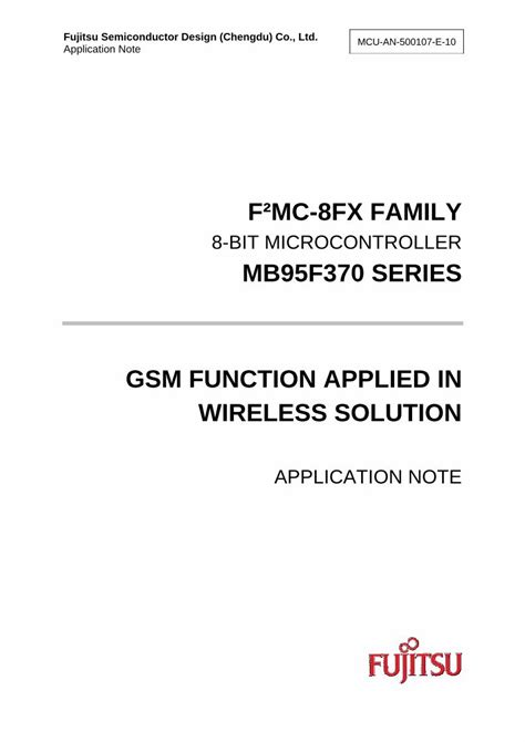 8 bit microcontroller application note