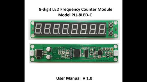 8 Digit Led Frequency Counter Module Model Plj 8led C